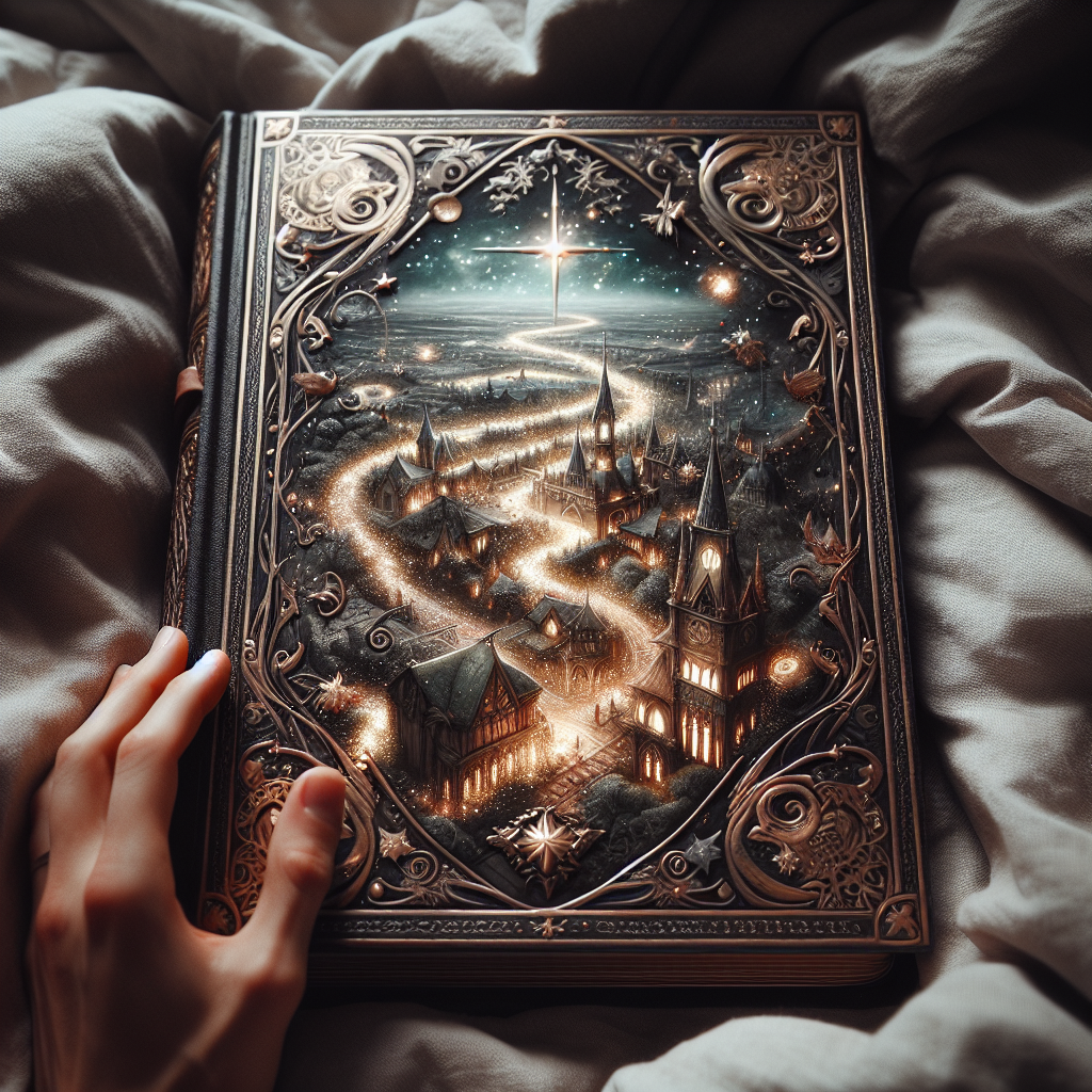 Human hand on a Magic Book